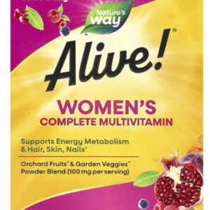 NATURE'S WAY ALIVE! Women’s Complete Multivitamin - 50 Tablets